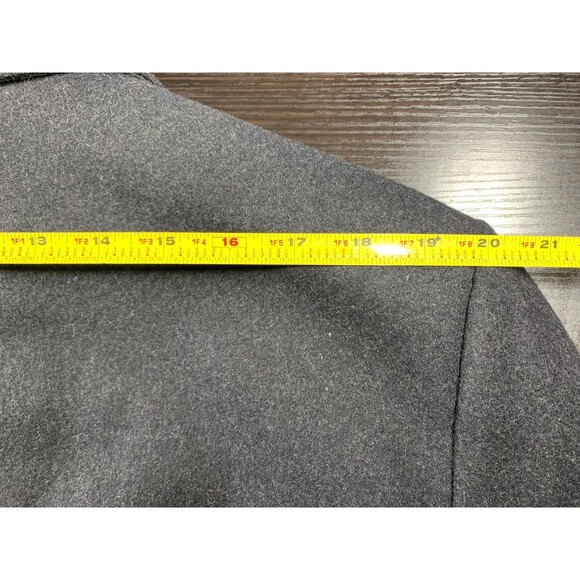 Calvin Klein Coat Men’s M Black Mid Length Wool Blend Lined Business Classic - Picture 7 of 14